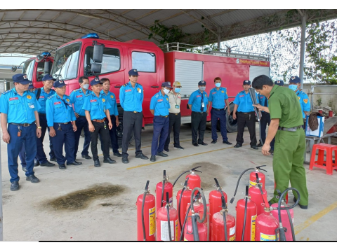 TẬP HUẤN PCCC VAN CHỮA CHÁY 